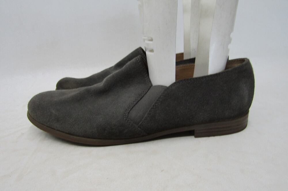 Franco Sarto Womens Size 10 M Gray Suede Chelsea Ankle Fashion Shoes